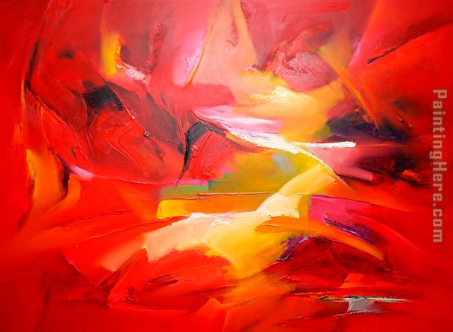 Sea Dream in Red V painting - 2010 Sea Dream in Red V art painting